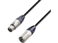 AH Cables K5MMF0500 XLR Forbindelsesledning [1x XLR-tilslutning - 1x XLR-stik] 5.00 m Sort TV, Lyd & Bilde - Musikkstudio - Kabler & Kontakter