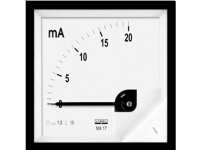 Lumel MA17 1000A/60mV Panel meter 72 x 72 mm 1000 A/DC (60 mV)  Drejespole Strøm artikler - Øvrig strøm - Innbyggings måler