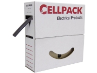 CellPack 127111 Krympeslange uden lim Sort 6 mm 2 mm Krympningshastighed:3:1 10 m