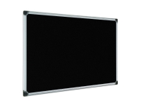 Opslagstavle Maya 60x90 cm sort med aluminiumsramme interiørdesign - Tavler og skjermer - Oppslagstavler