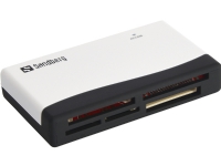 Sandberg Multi Card Reader - Kortleser (MS, MMC, SD, xD, CF, TransFlash, microSD, SDHC, MS Micro) - USB 2.0 Foto og video - Foto- og videotilbehør - Kortlesere