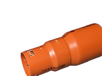 Wavin 110 mm PVC-dræntilslutning til 75/65 mm drænrør, spids Rørlegger artikler - Kloakkrør - Avløpsrør