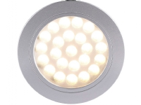 Cambio Skåp spotlight set LED 3x2W alu inkl. monteringsring och drivrutin
