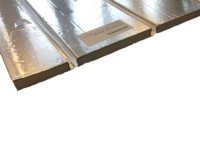 golvvärmeplatta t/12 mm – 1175x750x13 + bakre spår och aluminiumvärmeplatta CC 125 7,4 m per platta 1