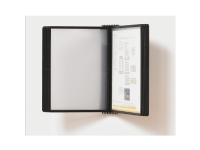 Vægstander Easymount, A4, 10 lommer, sort Arkivering - Presentasjonsmapper & omslag - Dokument presentasjoner & tilbehør