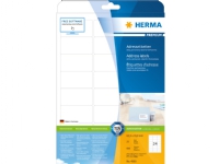 HERMA Premium – Självhäftande – matt vit – 63.5 x 33.9 mm 600 etikett (er) (25 ark x 24) adresslappar