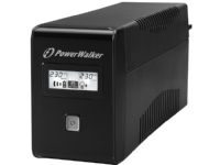 PowerWalker VI 850 LCD – UPS – AC 220/230/240 V – 480 Watt – 850 VA – 9 Ah – USB – svart