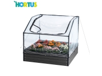 HORTUS Bed-drivhus lav, 109 x 109 x 40/70 cm (211-101)