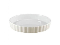 Tærtefad Ø30.5 cm Glat inderside Porcelæn Hvid,8 stk/krt Kjøkkenutstyr - Bakeutstyr - Tærteform