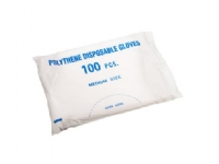 Engangshandske PE - str. Medium - (100 stk.)