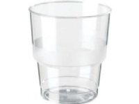 Plastglass 25 cl eksklusiv PS, 25 ps x 40 Stk/krt Catering - Engangstjeneste - Begre & Kopper