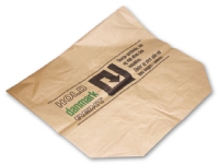 Affaldssække papir 70x95x25cm 2-lags vådstærk brun - (50 stk.) Rengjøring - Avfaldshåndtering - Avfaldsposer
