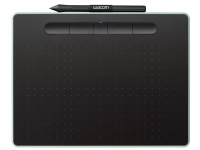 Wacom Intuos S with Bluetooth - Digitaliserer - høyre- og venstrehåndet - 15.2 x 9.6 cm - elektromagnetisk - 5 knapper - trådløs, kablet - USB, Bluetooth 4.2 - pistasiegrønn PC tilbehør - Mus og tastatur - Tegnebrett