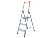 Krause Solidy Sammenklappelig stige sølv