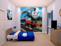 Walltastic Thomas Train tapet 243 x 203 cm