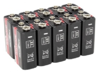 Ansmann 1505-0001, Engangsbatteri, 9V, Alkalinsk, 9 V, 10 stykker, Cd (kadmium), Hg (kvikksølv) PC tilbehør - Ladere og batterier - Diverse batterier