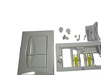 trykplade model 112 - hvid 112 616000200 Rørlegger artikler - Baderommet - Tilbehør til toaletter