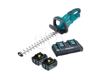 Bilde av Makita Duh551pt2 Batteridrevet Hækkeklipper 55 Cm 2x 18 V Lithium-ion (li-ion) Sort, Grøn