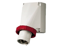 MENNEKES 361, Lige, 400 V, Rød, Hvid, IP67, 1 stk