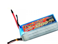 Gens ace Modelbyggeri-batteripakke (LiPo) 22.2 V 3700 mAh Celletal: 6 60 C Softcase EC5