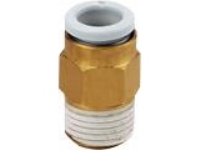 SMC PNEUMATIK Fitting instik reduktion one-touch Ø6 mm til Ø8 mm i polyprooylen. 6 mm 8 mm Type: KQ2H06-08A – (10 stk.)