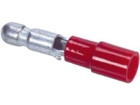 Förlängningsstift röd 0,50-1,5mm² stift Ø4,0mm längd 23,0mmindv. diameter Ø3,2mm – (100 st.)