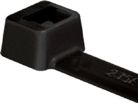 Kabelbinder svart 4,6x160mm Bunt Ø max. 35mm Draghållfasthet 225N Förpackning med 100 st – (100 st)