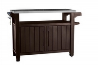 Grill table KETER 230409 (128 x 52 x 90 cm brown color) Hagen - Hageredskaper - Øvrige hageredskaper