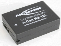 Ansmann A-Can NB 10 L - Batteri - Li-Ion - 850 mAh - for Canon PowerShot G1 X, G15, G3 X, SX40 HS, SX50 HS, SX60 HS PC tilbehør - Ladere og batterier - Diverse batterier