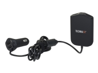 Technaxx Family Car Charger TE14 - Bilstrømadapter - 2.4 A - 4 utgangskontakter (USB) Tele & GPS - Batteri & Ladere - Billader