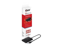 Club 3D SenseVision - Ekstern videoadapter - USB 3.1 Gen 1 - 2 x HDMI PC-Komponenter - Skjermkort & Tilbehør - USB skjermkort