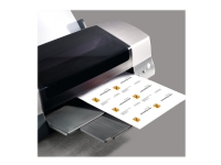 Sigel Business Card 3C LP800 - Sterkt hvitt - 85 x 55 mm - 250 g/m² - 100 kort (10 ark x 10) visittkort Papir & Emballasje - Markering - Visittkort