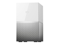 Bilde av Wd My Cloud Home Duo Wdbmut0040jwt - Personlig Skylagringsenhet - 4 Tb - Hdd 2 Tb X 2 - Gigabit Ethernet