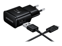 Samsung Travel Adapter EP-TA20 - Strømadapter - 2 A (USB) - på kabel: USB-C - svart Tele & GPS - Batteri & Ladere - Ladere