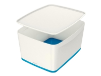 Produktfoto för Leitz MyBox Large - Förvaringsbox - för A4 - 18 liter - blå-metallic