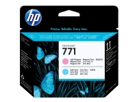 Bilde av Hp 771 - Lys Magenta, Lys Cyan - Skriverhode - For Designjet Z6200, Z6600, Z6610, Z6800, Z6810