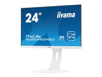 iiyama ProLite XUB2492HSU-W1 – LED-skärm – 24 (23.8 visbar) – 1920 x 1080 Full HD (1080p) @ 60 Hz – IPS – 250 cd/m² – 1000:1 – 5 ms – HDMI VGA DisplayPort – högtalare – vit