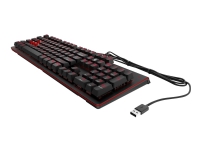 OMEN by HP 1100 – Tastatur – USB – Nordisk – Switches: Greetech Blue