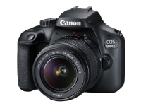 Canon EOS 4000D - Digitalkamera - SLR - 18.0 MP - APS-C - 1080 p / 30 fps - Wi-Fi - svart (Only Body, no lens)