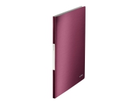 Leitz Style – Visningsbok – 20 utrymmen – för A4 – kapacitet: 40 ark – Rubinröd