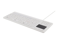 Bilde av Deltaco Tb-506 - Tastatur - Med Styreplate - Usb - Nordisk - Hvit