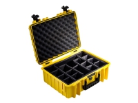 B&W outdoor.case Type 5000 - Hard eske - polypropylen - gul Foto og video - Vesker - Kompakt