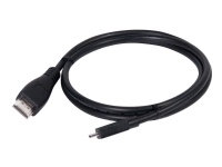 Club 3D CAC-1351 - HDMI-kabel - 19 pin micro HDMI Type D hann til HDMI hann - 1 m - 4K-støtte PC tilbehør - Kabler og adaptere - Videokabler og adaptere