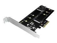 ICY BOX IB-PCI209 - Lagringskontroll - M.2 - SATA 6Gb/s - PCIe 3.0 x4 - sortering