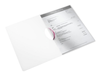 Leitz WOW ColorClip – Klippfil – för A4 – kapacitet: 30 ark – rosa metallic