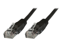 MicroConnect – Nätverkskabel – RJ-45 (hane) till RJ-45 (hane) – 3 m – UTP – CAT 5e – tvinnad – svart (paket om 10)