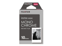 Fujifilm Instax Mini Monochrome – Svartvit film för snabbframkallning – instax mini – ISO 800 – 10 exponeringar