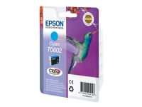 Epson T0802 - Cyan - original - blære med RF/lyd-alarm - blekkpatron - for Stylus Photo P50, PX650, PX660, PX700, PX710, PX720, PX730, PX800, PX810, PX820, PX830 Skrivere & Scannere - Blekk, tonere og forbruksvarer - Blekk