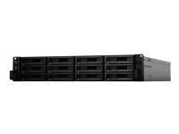 Synology RackStation RS3618XS - NAS-server - 12 fack - kan monteras i rack - SATA 6Gb/s - RAID 0, 1, 5, 6, 10, JBOD, RAID F1 - RAM 8 GB - Gigabit Ethernet - iSCSI support - 2U