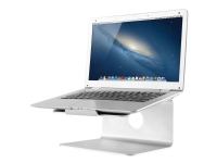 Neomounts NSLS050 - Stativ - for notebook - børstet aluminium - sølv - skjermstørrelse: 10-17 - skrivebord PC & Nettbrett - Nettbrett tilbehør - Nettbrett tilbehør